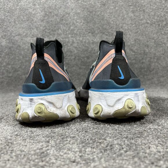 Nike React Element 55 BQ6166-300 Men’s Size 13 Ocean Cube Athletic Running Shoes main image 4